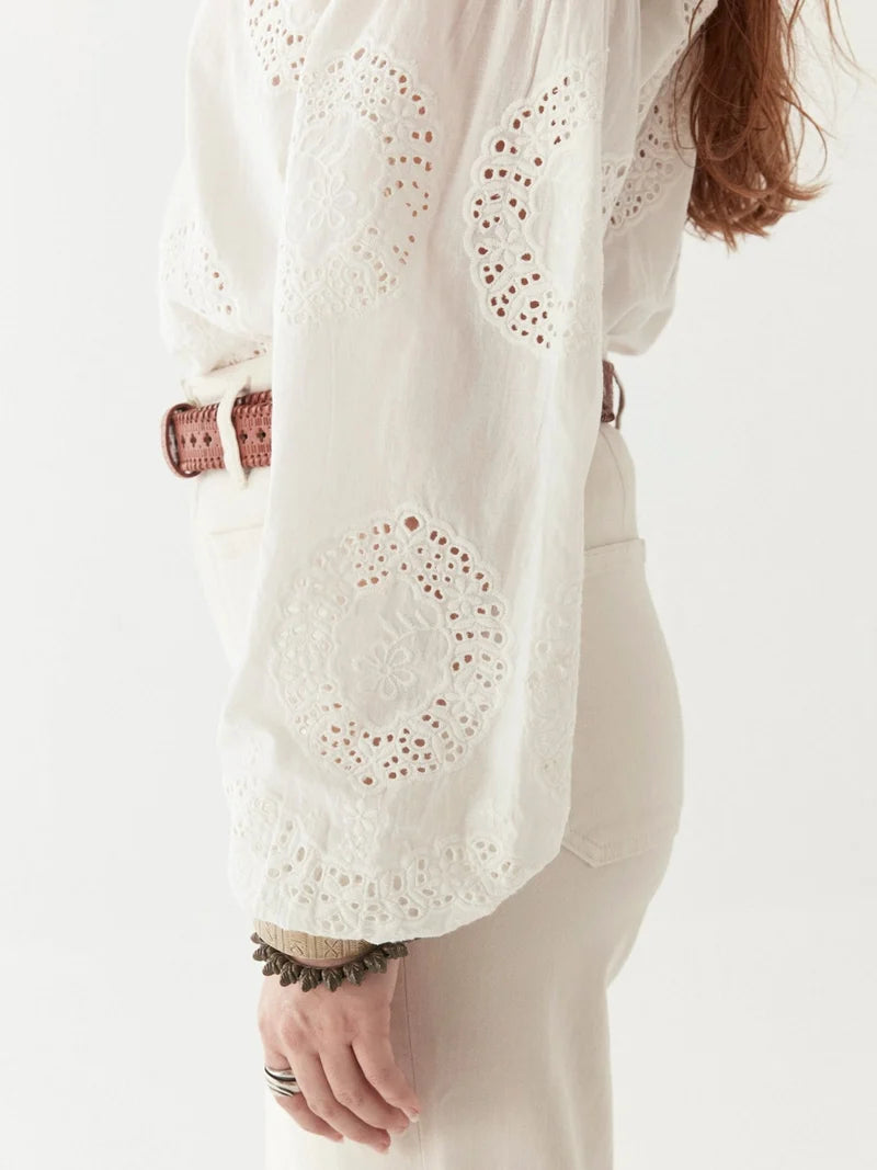 Maison Hotel Margaret Blouse in Bath Rose (Surplus - New)