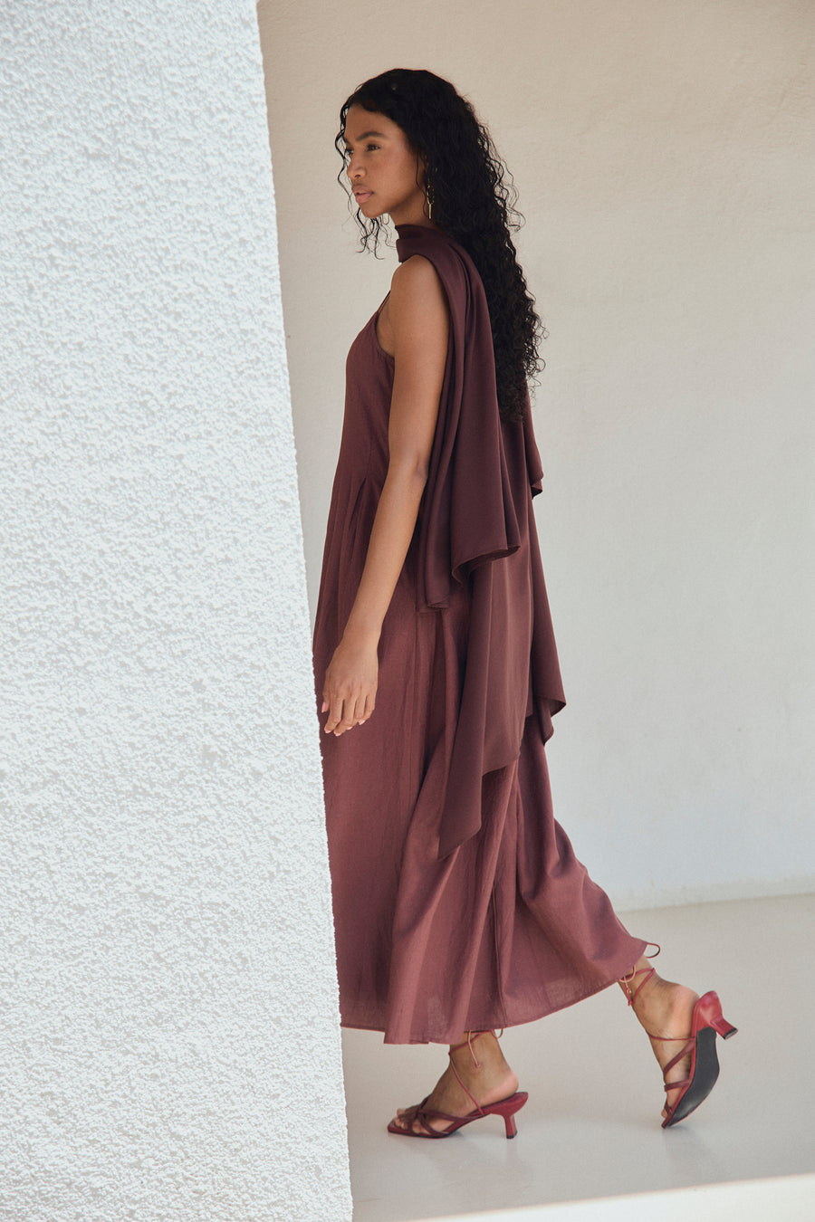 Mus Bombon Soleil Linen Maxi Dress (Surplus - New)