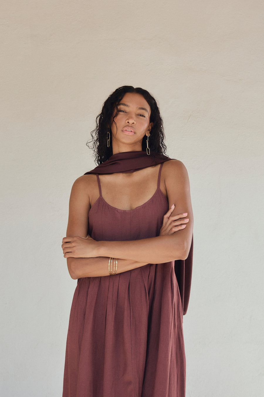 Mus Bombon Soleil Linen Maxi Dress (Surplus - New)