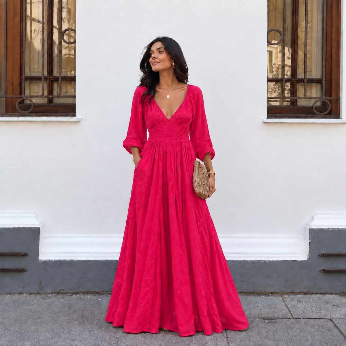 Free People Dixie Maxi Dress in Pink (Surplus - New)