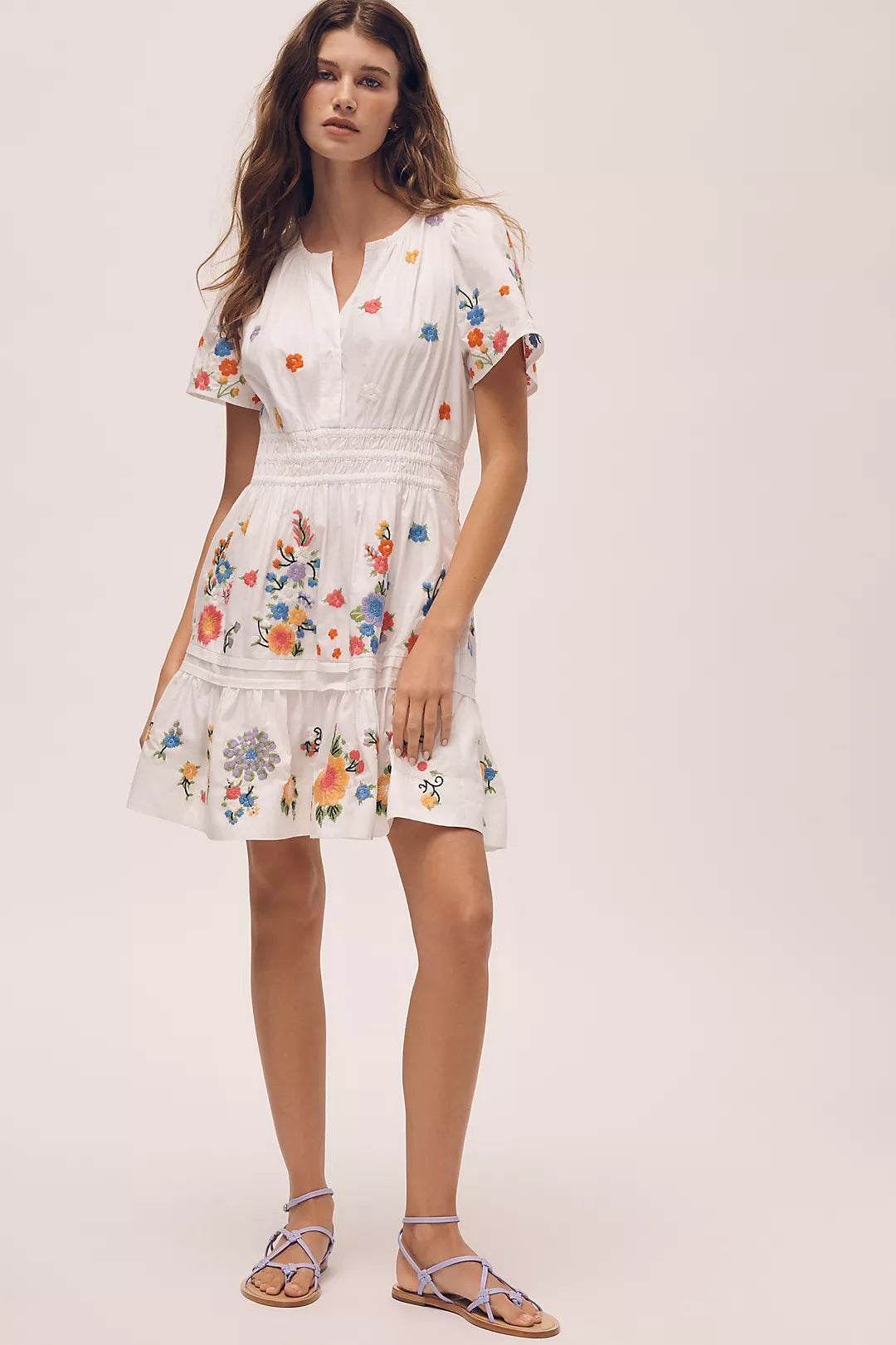 Anthropologie Somerset Embroidered Mini Dress (Surplus - New)