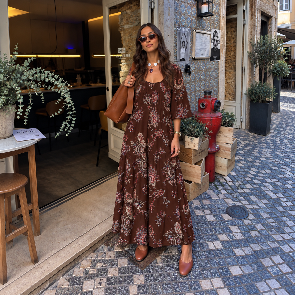 Hoss Intropia Adela Paisley Print Maxi Dress (Surplus - New)