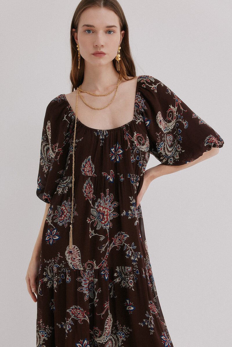 Hoss Intropia Adela Paisley Print Maxi Dress (Surplus - New)