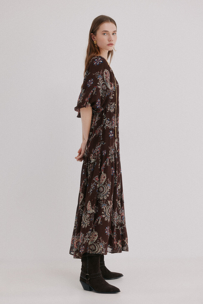 Hoss Intropia Adela Paisley Print Maxi Dress (Surplus - New)