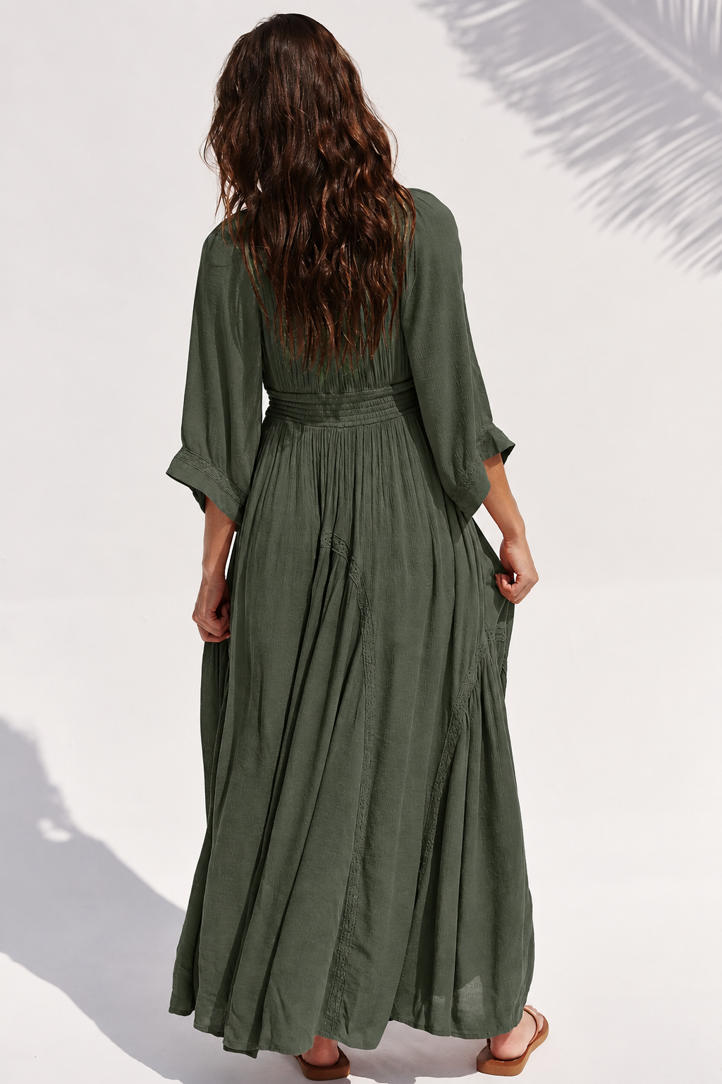 Free People Dixie Maxi Dress in Green (Surplus - New)