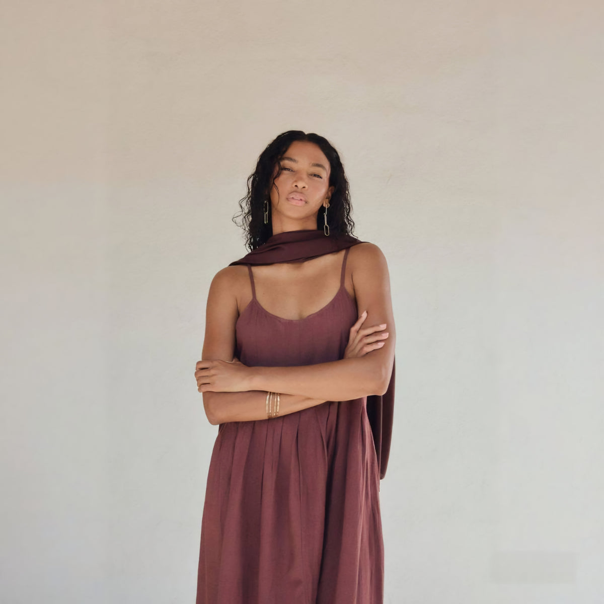 Mus Bombon Soleil Linen Maxi Dress (Surplus - New)