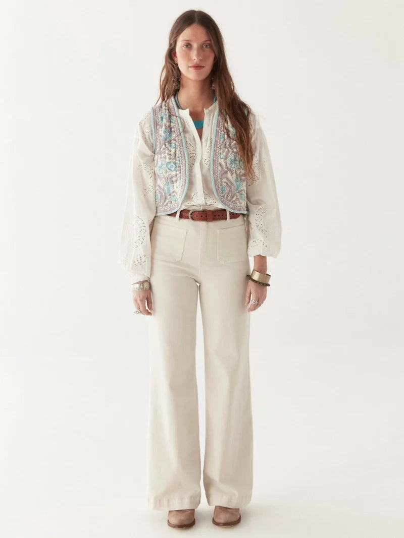Maison Hotel Margaret Blouse in Bath Rose (Surplus - New)