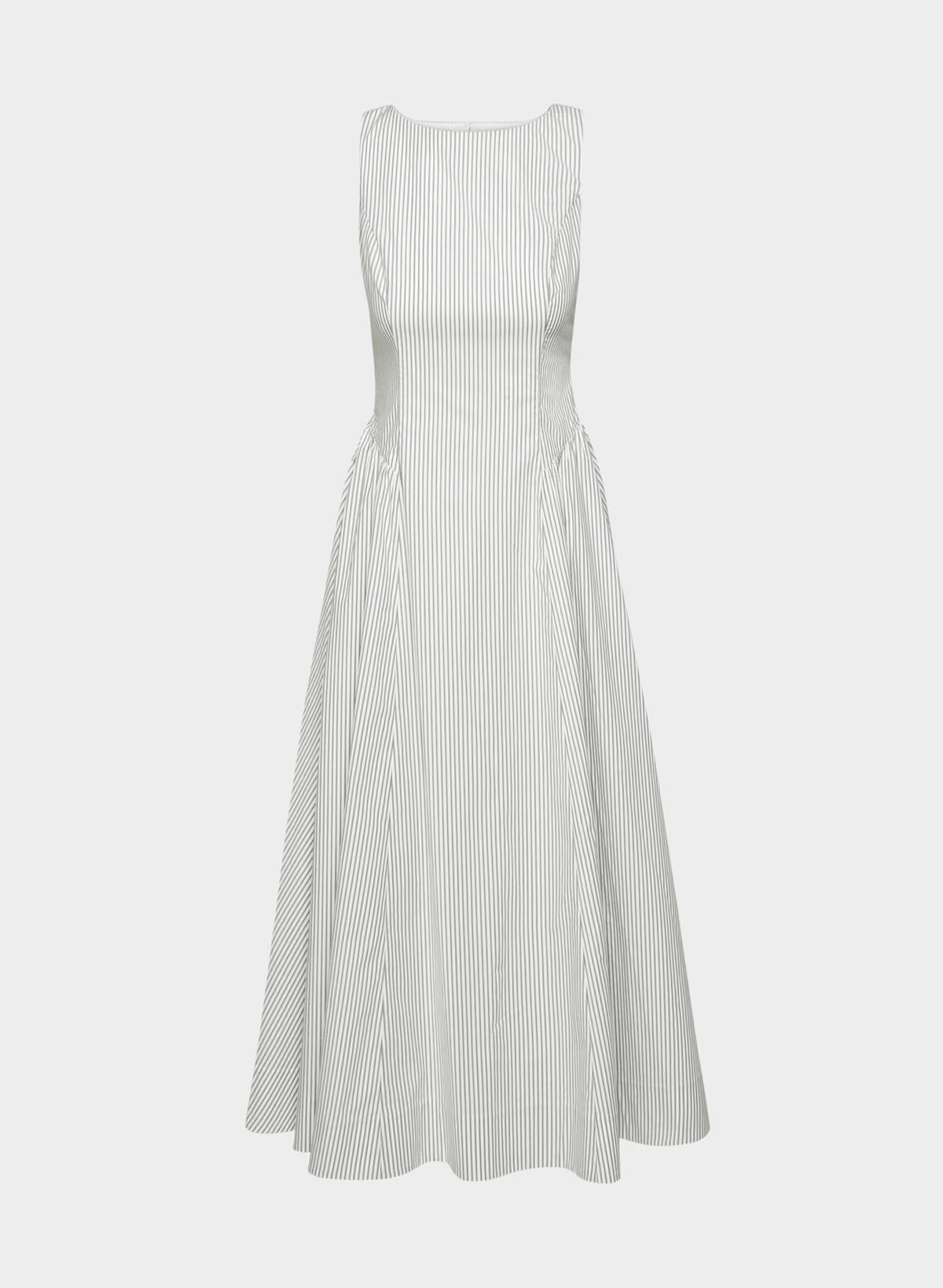 Aritzia Wilfred Tina Poplin Dress – Striped Cotton Maxi Dress (Surplus - New)