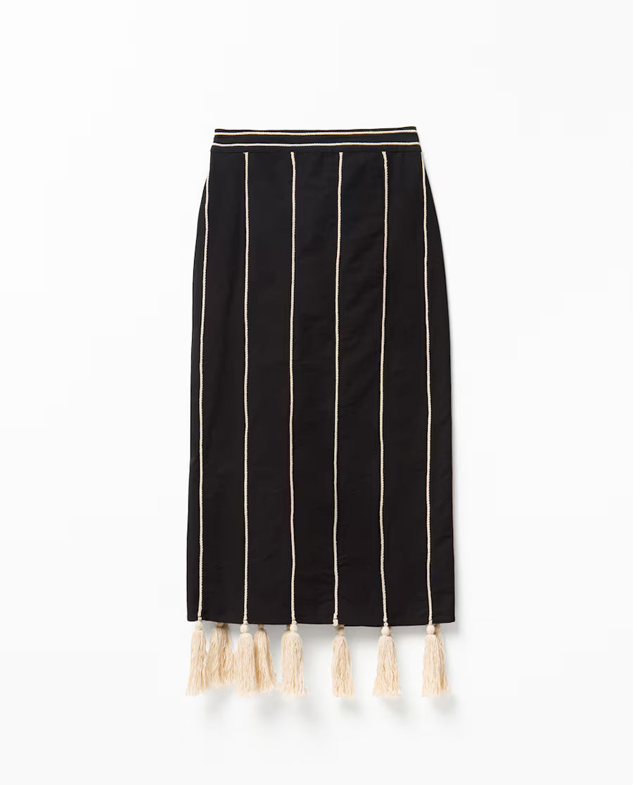 Sfera Cotton-Linen Rope & Tassel Two-Piece Set (Surplus - New)